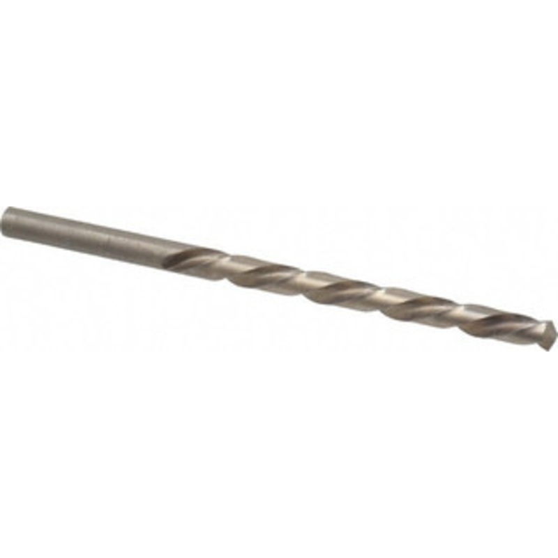 Chicago-Latrobe #9 118 High Speed Steel Jobber Drill Bright Finish, Left Hand Cut, Spiral Flute, Straight Shank, 3-5/8 OAL, Standard Point 44479 – 81128092