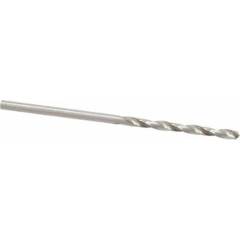 Cleveland Twist Drill #47 118 High Speed Steel Jobber Drill Bright Finish, Right Hand Cut, Spiral Flute, Straight Shank, 2 OAL, Standard Point C72147 – 63693477