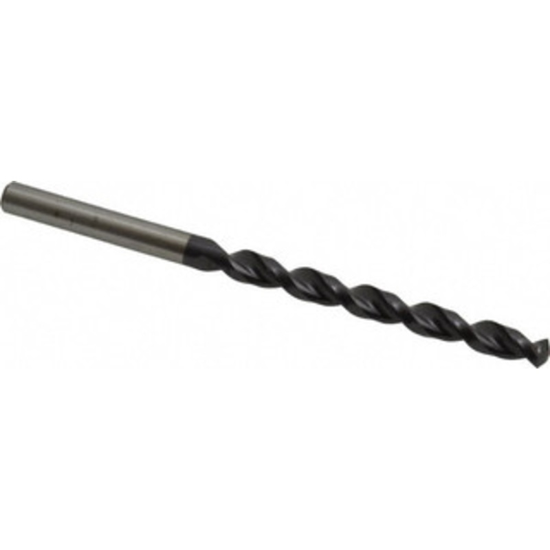 Accupro #8 130 Cobalt Jobber Drill TiAlN Finish, Right Hand Cut, Parabolic Flute, Straight Shank, 3-3/8 OAL, Split Point 1640506A-AC – 05926696