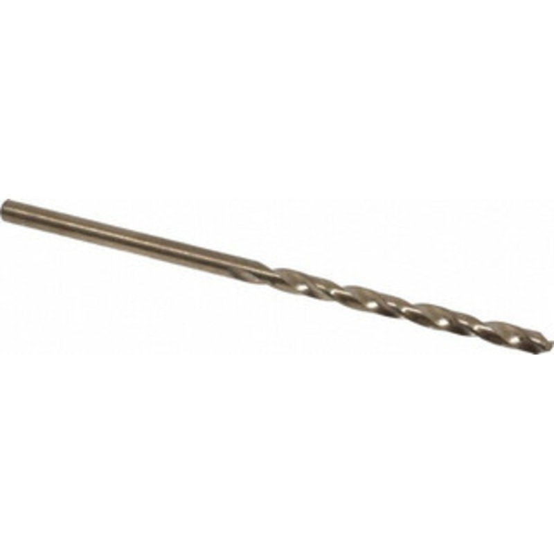 Chicago-Latrobe #37 135 Cobalt Jobber Drill Oxide/Gold Finish, Right Hand Cut, Spiral Flute, Straight Shank, 2-1/2 OAL, Split Point 46707 – 81192379
