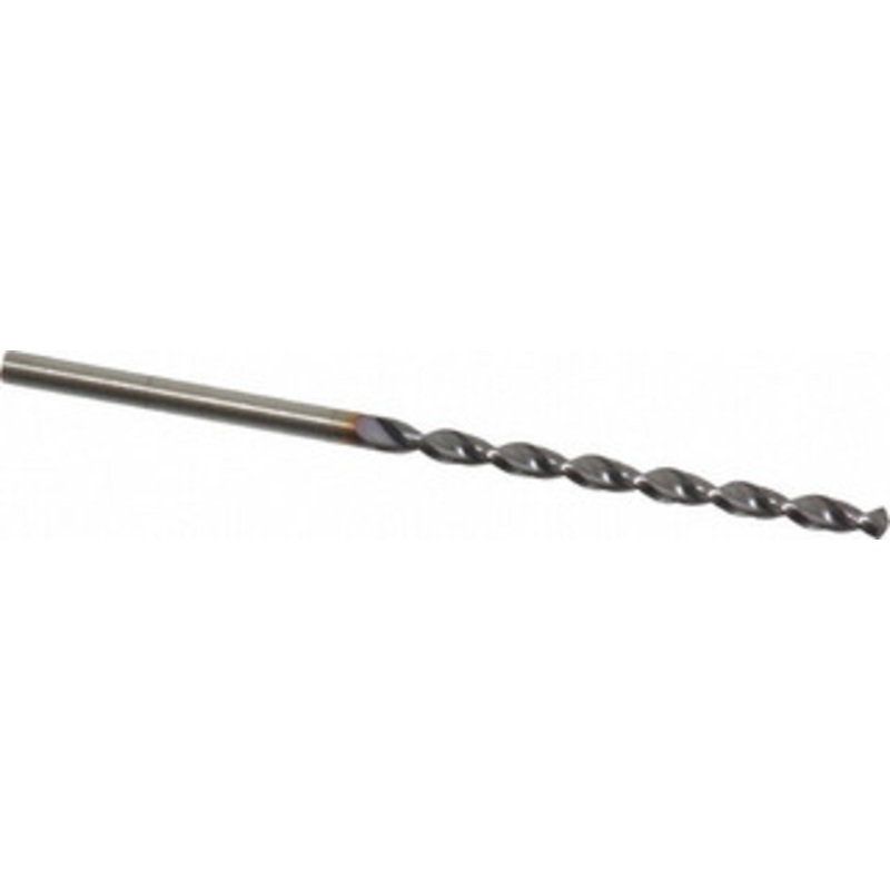 Chicago-Latrobe #38 135 High Speed Steel Jobber Drill TiCN Finish, Right Hand Cut, Parabolic Flute, Straight Shank, 2-1/2 OAL, Notched Point 42108 – 83718262