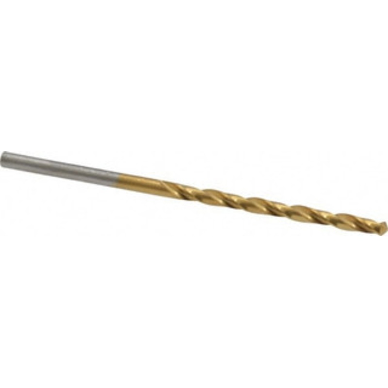 Chicago-Latrobe #39 118 High Speed Steel Jobber Drill TiN Finish, Right Hand Cut, Spiral Flute, Straight Shank, 2-3/8 OAL, Standard Point 70139 – 93094449