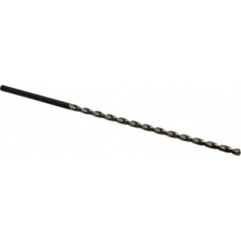 Guhring #12 130 2-Flute Cobalt Extra Length Drill Bit Bright Finish, 5.315 Flute Length, 7.677 OAL, 0.189 Shank Diam, Series 618 9006180048000 – 85983120