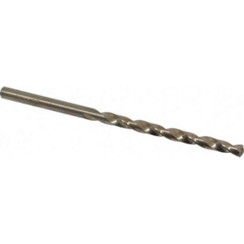 Chicago-Latrobe #20 135 Cobalt Jobber Drill Oxide/Gold Finish, Right Hand Cut, Spiral Flute, Straight Shank, 3-1/4 OAL, Split Point 46690 – 81192205