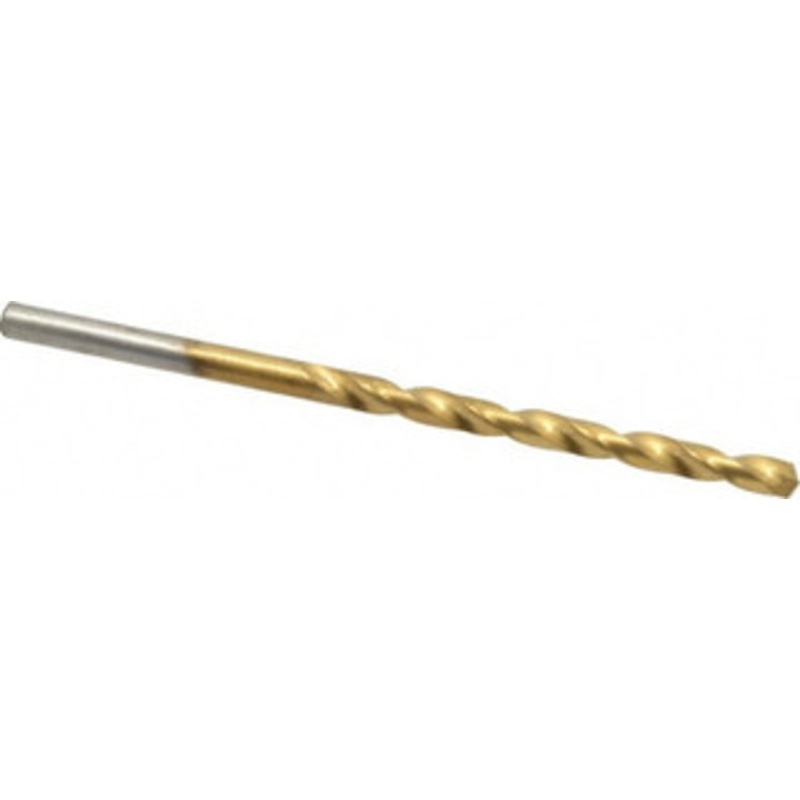 Chicago-Latrobe #29 135 Cobalt Jobber Drill TiN Finish, Right Hand Cut, Spiral Flute, Straight Shank, 2-7/8 OAL, Split Point 54039 – 81132839