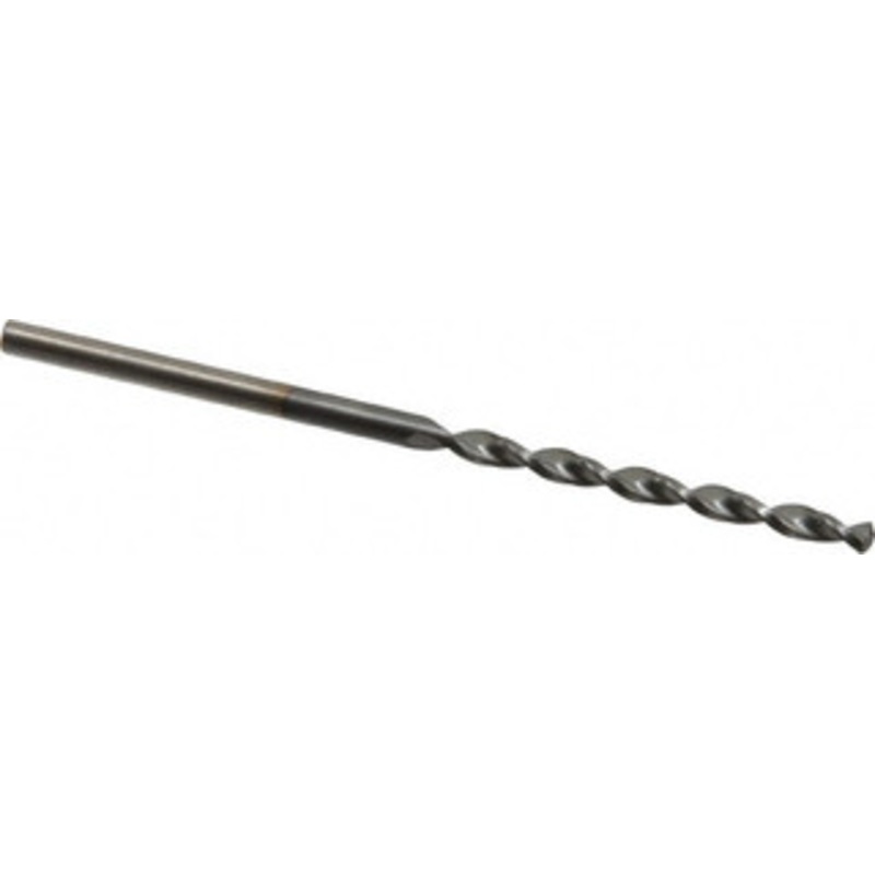 Chicago-Latrobe #44 135 High Speed Steel Jobber Drill TiCN Finish, Right Hand Cut, Parabolic Flute, Straight Shank, 2-1/8 OAL, Notched Point 42114 – 83718320