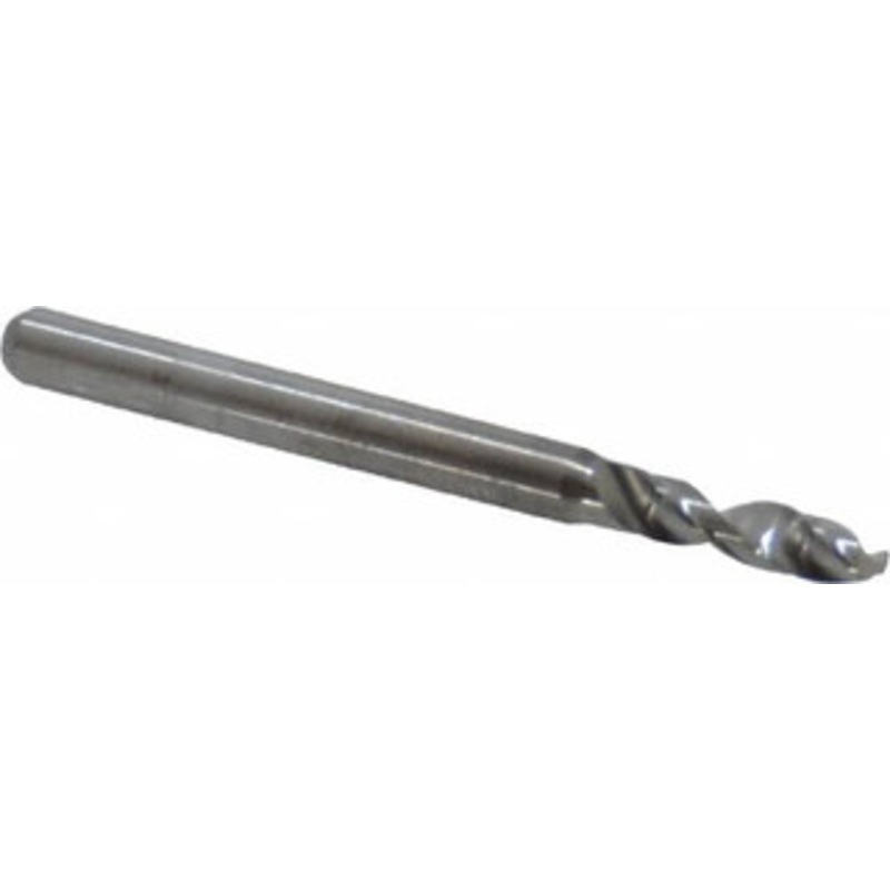 Hertel #36, 130 Drill Point, 1/8 Shank Diam, Fast Spiral Circuit Board Drill Bit 3/8 Flute Length, 1-1/2 OAL 30210650 – 74459777