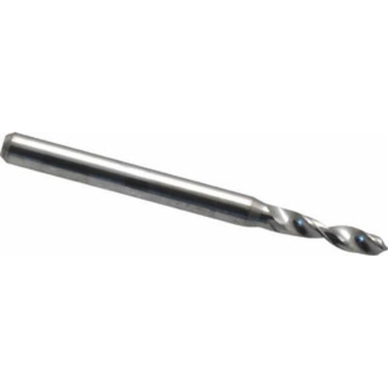 Hertel #40, 130 Drill Point, 1/8 Shank Diam, Fast Spiral Circuit Board Drill Bit 3/8 Flute Length, 1-1/2 OAL 30209800 – 74459736