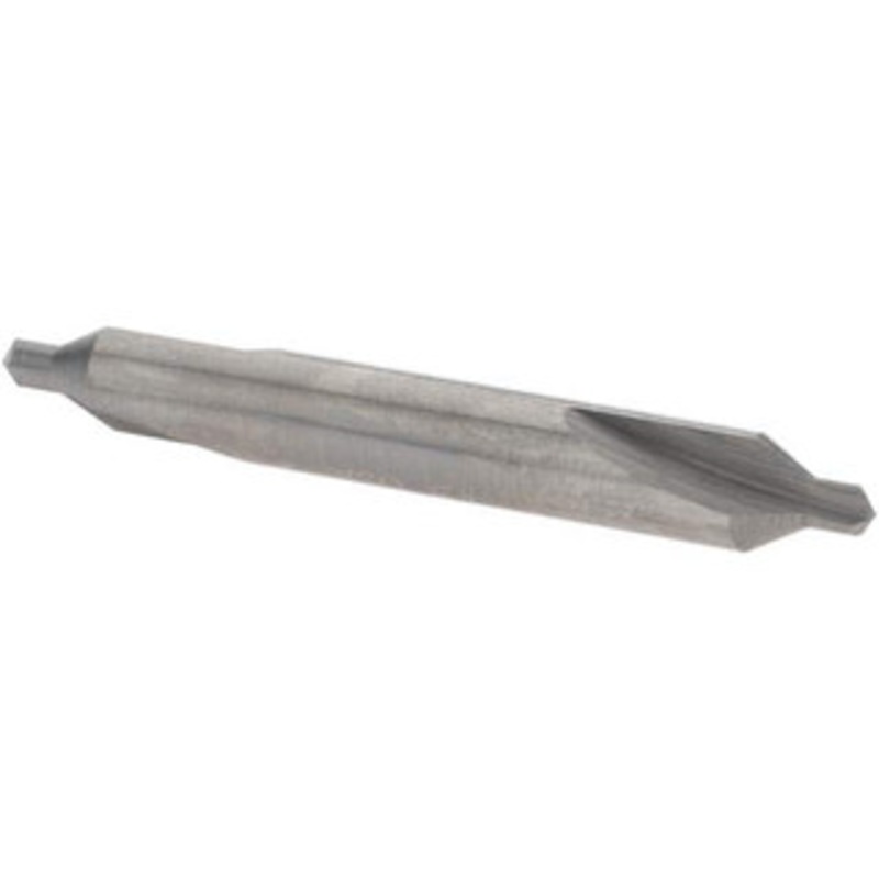 Cleveland Twist Drill #3 60 6.35mm Body Diam Solid Carbide Combo Drill & Countersink Bright Finish, 50.8mm OAL, Double End, Right Hand Cut, Plain Edge, 7/64 Drill Point Diam, 0.1094 Drill Point Length C52774 – 68292382