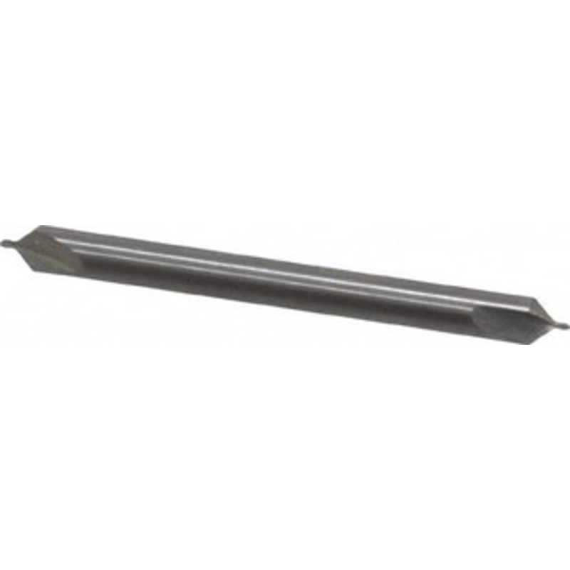 Hertel #00 82 1/8 Body Diam Solid Carbide Combo Drill & Countersink 1-1/2 OAL, Double End, RH Cut, Plain Edge, 0.025 Drill Point Diam 300-002001 – 74148362