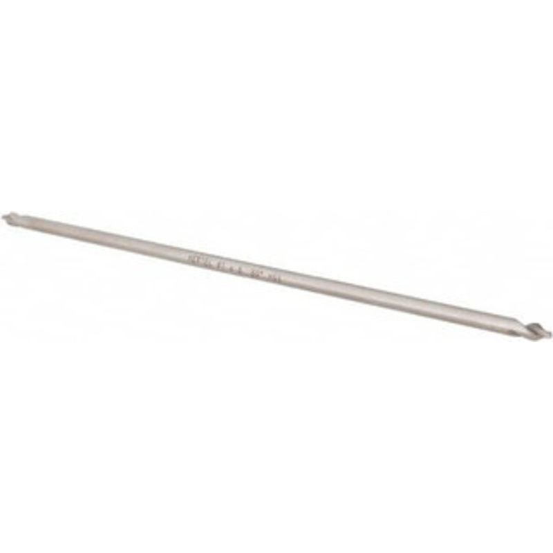 Hertel #1 60 1/8 Body Diam High Speed Steel Combo Drill & Countersink Bright Finish, 5 OAL, Double End, Plain Edge, 3/64 Drill Point Diam, 3/64 Drill Point Length H-81185010600 – 62789144