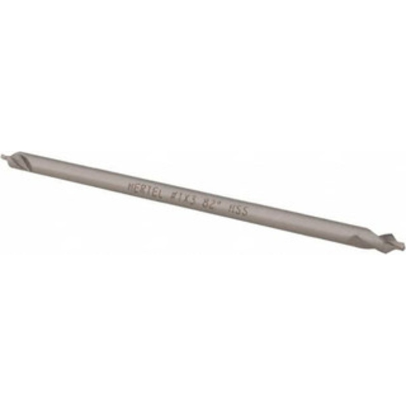 Hertel #1 82 1/8 Body Diam High Speed Steel Combo Drill & Countersink Bright Finish, 3 OAL, Double End, Plain Edge, 3/64 Drill Point Diam, 3/64 Drill Point Length H-81154L01030 – 62789797