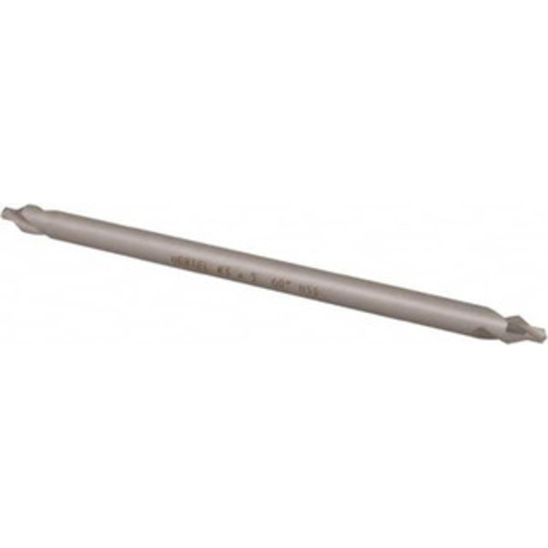 Hertel #3 60 1/4 Body Diam High Speed Steel Combo Drill & Countersink Bright Finish, 5 OAL, Double End, Plain Edge, 7/64 Drill Point Diam, 7/64 Drill Point Length H-81185030500 – 62789094