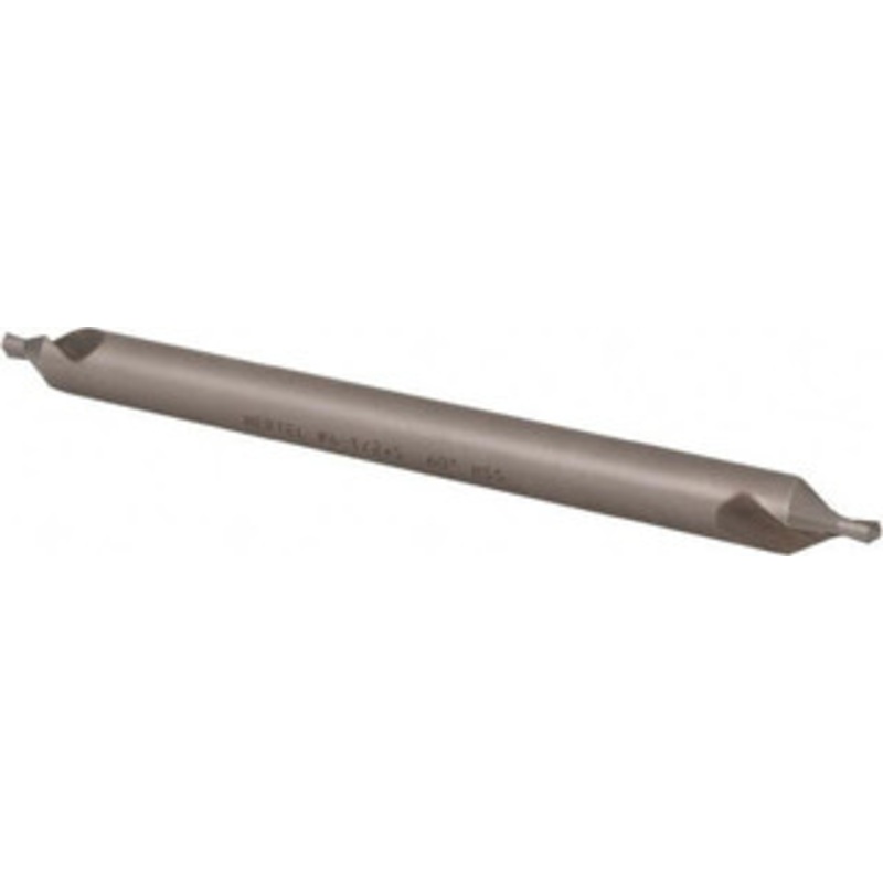 Hertel #4-1/2 60 3/8 Body Diam High Speed Steel Combo Drill & Countersink Bright Finish, 5 OAL, Double End, Plain Edge, 9/64 Drill Point Diam, 9/64 Drill Point Length H-81185045500 – 62789706