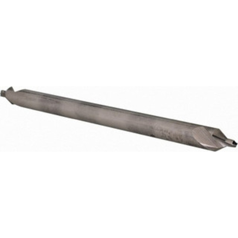 Hertel #4-1/2 60 3/8 Body Diam High Speed Steel Combo Drill & Countersink Bright Finish, 6 OAL, Double End, Plain Edge, 9/64 Drill Point Diam, 9/64 Drill Point Length H-81186045600 – 62789730