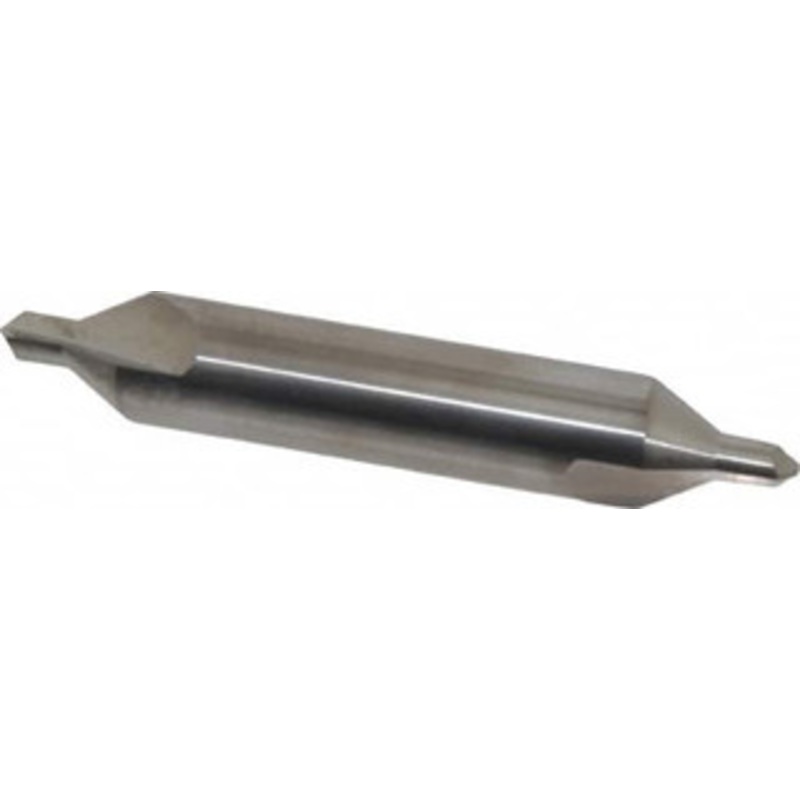 Hertel #6 60 1/2 Body Diam Solid Carbide Combo Drill & Countersink Bright Finish, 3 OAL, Double End, RH Cut, Plain Edge, 7/32 Drill Point Diam, 7/32 Drill Point Length 300-001008 – 74148578