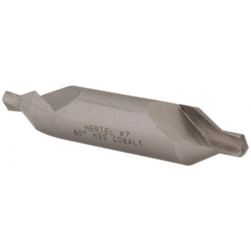 Hertel #7 60 5/8 Body Diam Cobalt Combo Drill & Countersink Bright Finish, 3-1/4 OAL, Double End, Plain Edge, 1/4 Drill Point Diam, 1/4 Drill Point Length H-81105507000 – 62789649