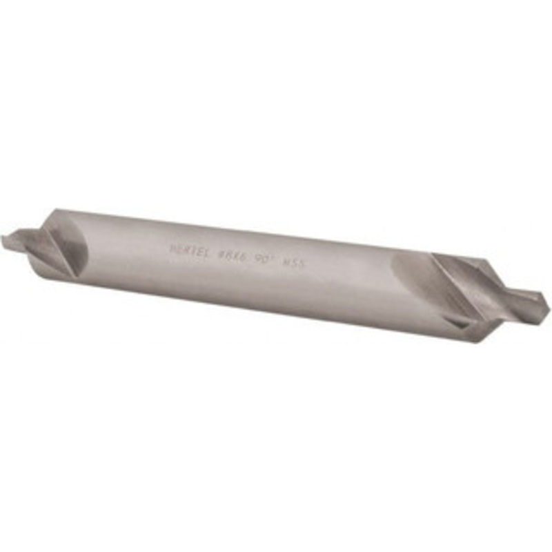 Hertel #8 90 3/4 Body Diam High Speed Steel Combo Drill & Countersink Bright Finish, 6 OAL, Double End, Plain Edge, 5/16 Drill Point Diam, 5/16 Drill Point Length H-81155L08060 – 62789342
