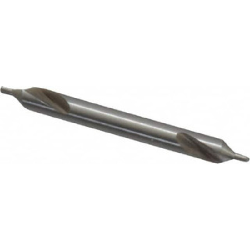 Value Collection #1 60 1/8 Body Diam High Speed Steel Combo Drill & Countersink Bright Finish, 1-1/4 OAL, Double End, RH Cut, Plain Edge, 3/64 Drill Point Diam, 3/64 Drill Point Length 156400001000000 – 01031012