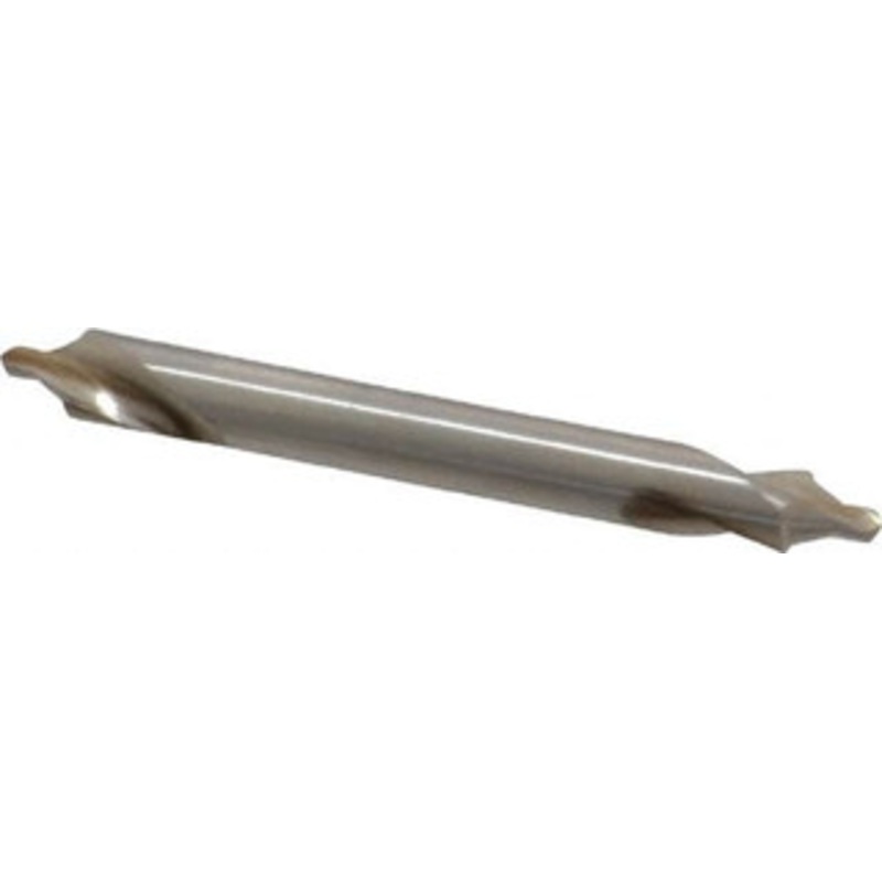 Cleveland Twist Drill #11 60 1/8 Body Diam High Speed Steel Combo Drill & Countersink Bright Finish, 31.75mm OAL, Double End, Right Hand Cut, Bell Edge, 3/64 Drill Point Diam, 3/64 Drill Point Length C46272 – 63769111