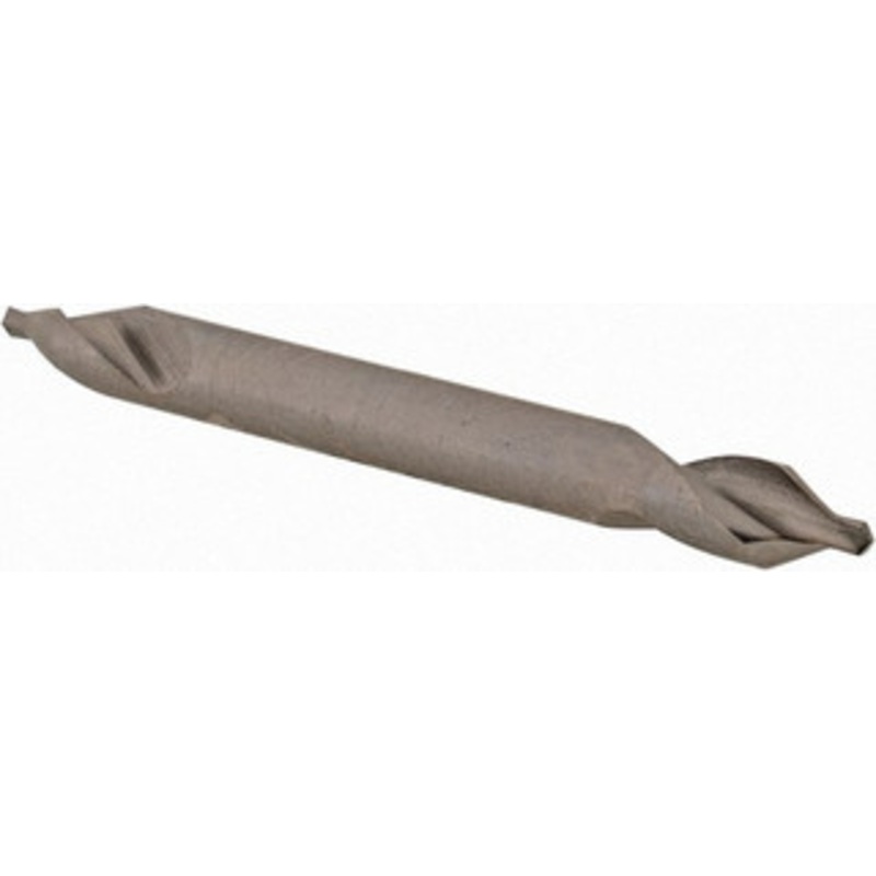 Hertel #1/0 60 1/8 Body Diam High Speed Steel Combo Drill & Countersink Bright Finish, 1-1/4 OAL, Double End, Plain Edge, 0.04 3/64 Drill Point Diam, 3/64 Drill Point Length H-8111500D100 – 62789607
