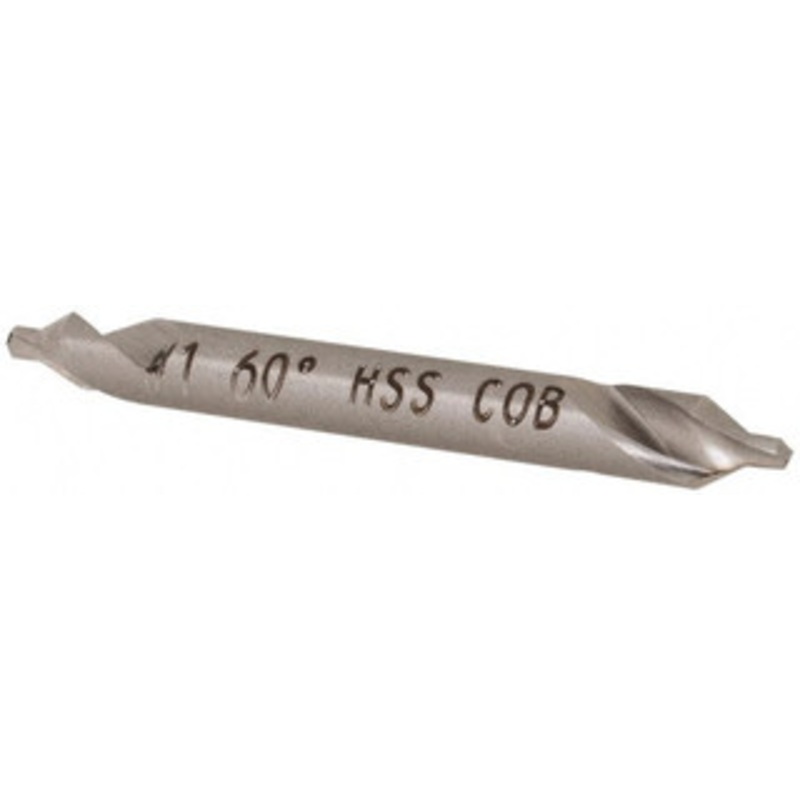 Hertel #1 60 1/8 Body Diam Cobalt Combo Drill & Countersink Bright Finish, 1-1/4 OAL, Double End, Plain Edge, 3/64 Drill Point Diam, 3/64 Drill Point Length H-81105501000 – 62788807