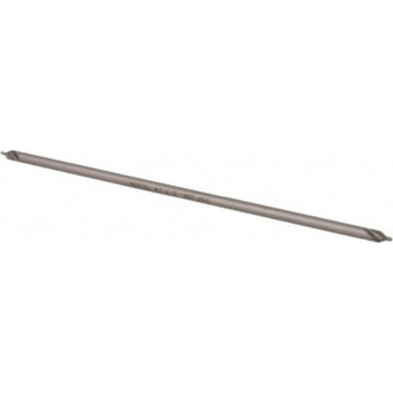Hertel #1 60 1/8 Body Diam High Speed Steel Combo Drill & Countersink Bright Finish, 5 OAL, Double End, Plain Edge, 3/64 Drill Point Diam, 3/64 Drill Point Length H-81185010500 – 62789151