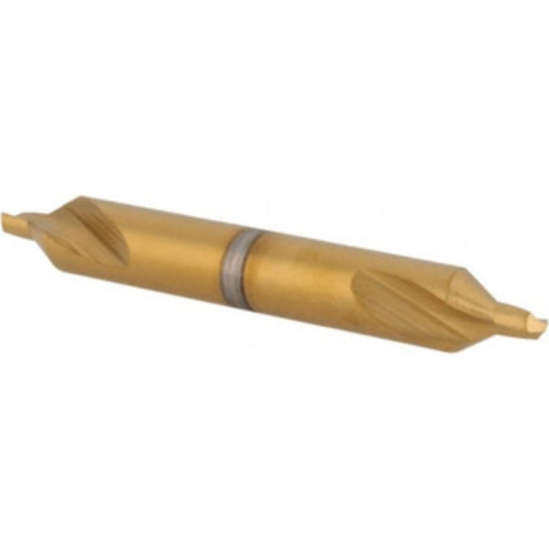 Hertel #3 60 1/4 Body Diam High Speed Steel Combo Drill & Countersink TiN Finish, 2 OAL, Double End, Plain Edge, 7/64 Drill Point Diam, 7/64 Drill Point Length 10300-TIN-HRT – 62789524