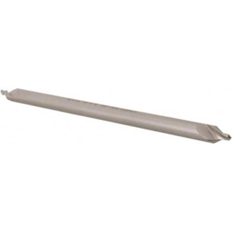 Hertel #4 60 5/16 Body Diam Cobalt Combo Drill & Countersink Bright Finish, 6 OAL, Double End, Plain Edge, 5/16 Drill Point Diam, 1/8 Drill Point Length H-81186040600 – 62789227