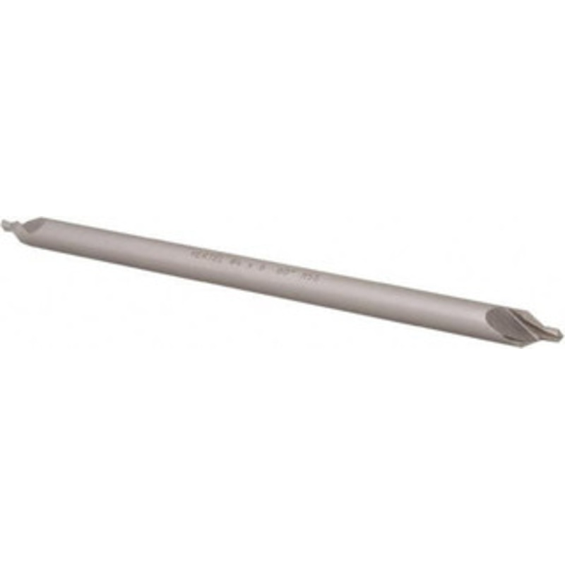 Hertel #4 60 5/16 Body Diam High Speed Steel Combo Drill & Countersink Bright Finish, 6 OAL, Double End, Plain Edge, 1/8 Drill Point Diam, 1/8 Drill Point Length H-81185040600 – 62789052