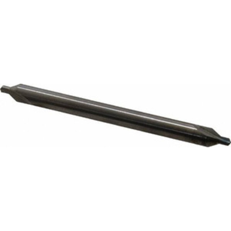 Hertel #4 60 5/16 Body Diam Solid Carbide Combo Drill & Countersink Bright Finish, 4 OAL, Double End, RH Cut, Plain Edge, 1/8 Drill Point Diam, 1/8 Drill Point Length 300-005004 – 59360727