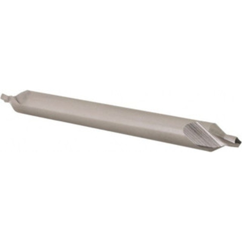 Hertel #5 60 7/16 Body Diam Cobalt Combo Drill & Countersink Bright Finish, 5 OAL, Double End, Plain Edge, 3/16 Drill Point Diam, 3/16 Drill Point Length H-81186050500 – 62789193