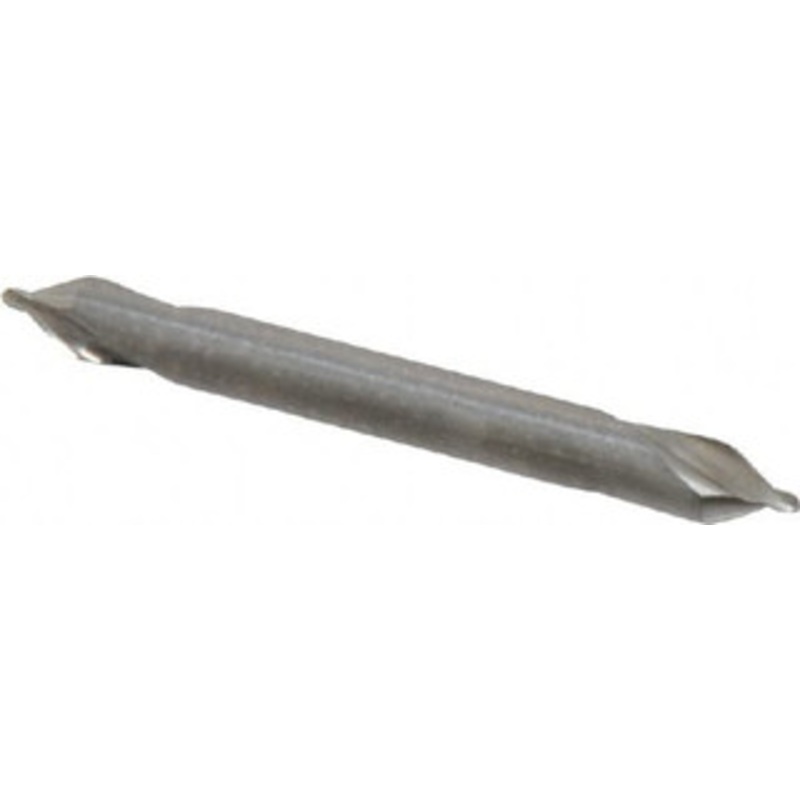 Precision Twist Drill #0 60 1/8 Body Diam High Speed Steel Combo Drill & Countersink Bright Finish, 1-1/8 OAL, Double End, RH Cut, Plain Edge, 1/32 Drill Point Diam, 0.02 Drill Point Length 097610 – 78582046