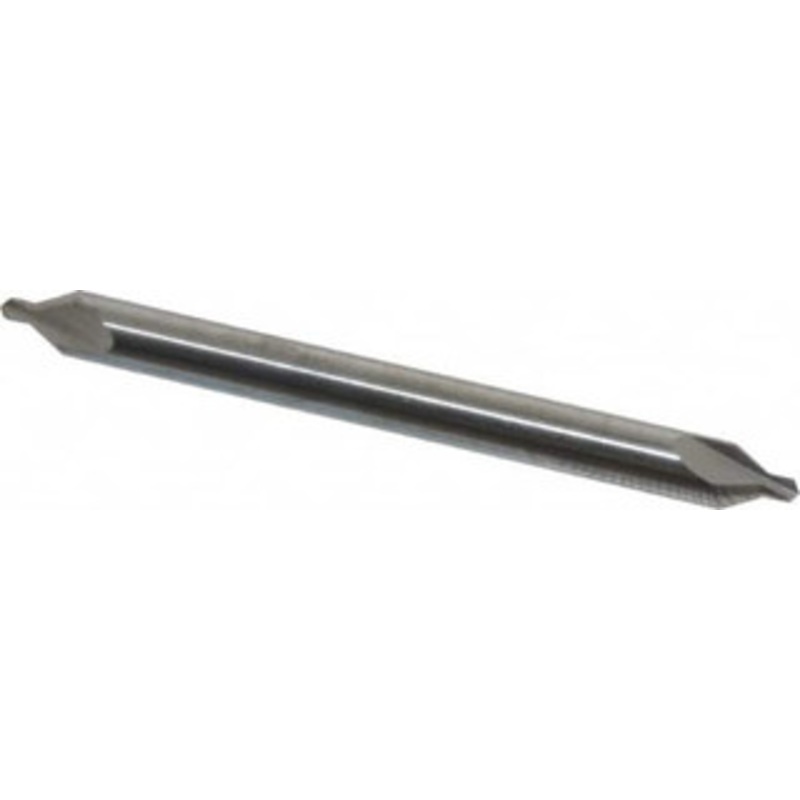 Hertel #1 60 1/8 Body Diam Solid Carbide Combo Drill & Countersink Bright Finish, 1-1/4 OAL, Double End, RH Cut, Plain Edge, 3/64 Drill Point Diam, 3/64 Drill Point Length 300-001003 – 74148529