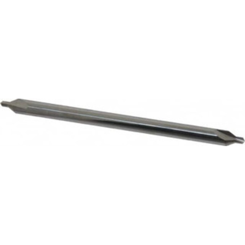 Hertel #3 60 1/4 Body Diam Solid Carbide Combo Drill & Countersink Bright Finish, 4 OAL, Double End, RH Cut, Plain Edge, 7/64 Drill Point Diam, 7/64 Drill Point Length 300-005003 – 59360719
