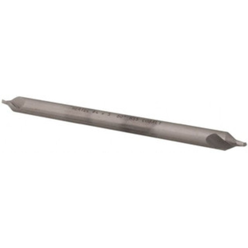 Hertel #4 60 5/16 Body Diam Cobalt Combo Drill & Countersink Bright Finish, 5 OAL, Double End, Plain Edge, 1/8 Drill Point Diam, 1/8 Drill Point Length H-81186040500 – 62790209