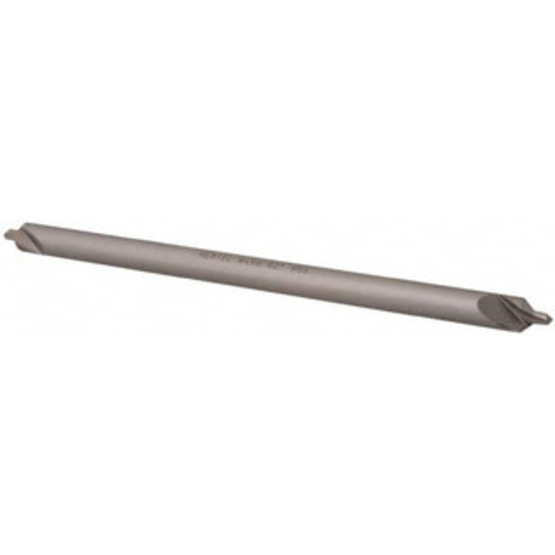 Hertel #4 82 5/16 Body Diam High Speed Steel Combo Drill & Countersink Bright Finish, 6 OAL, Double End, Plain Edge, 1/8 Drill Point Diam, 1/8 Drill Point Length H-81154L04060 – 62790332