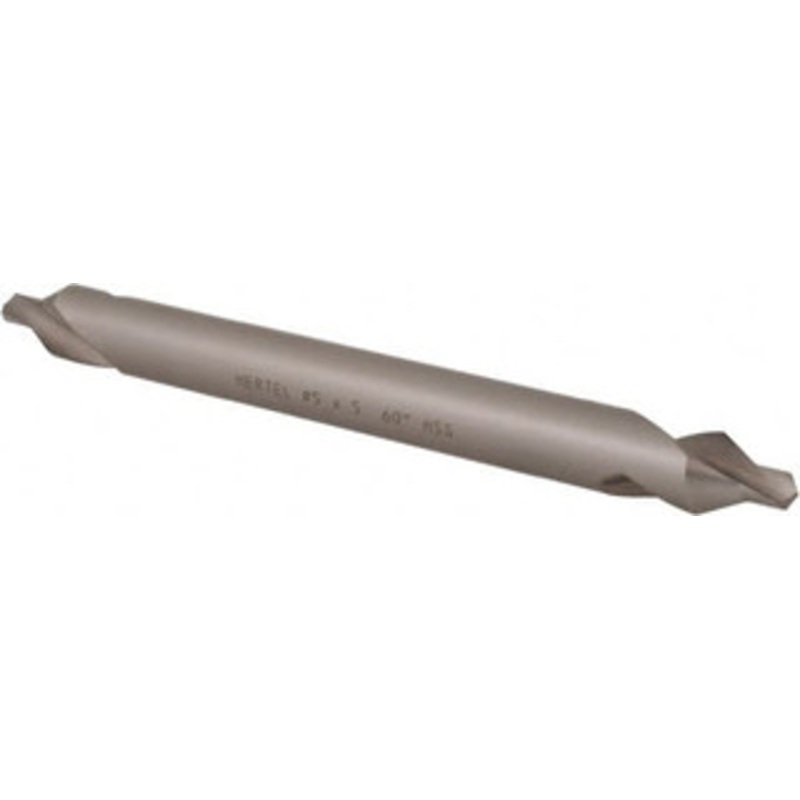 Hertel #5 60 7/16 Body Diam High Speed Steel Combo Drill & Countersink Bright Finish, 5 OAL, Double End, Plain Edge, 3/16 Drill Point Diam, 3/16 Drill Point Length H-81185050500 – 62789029