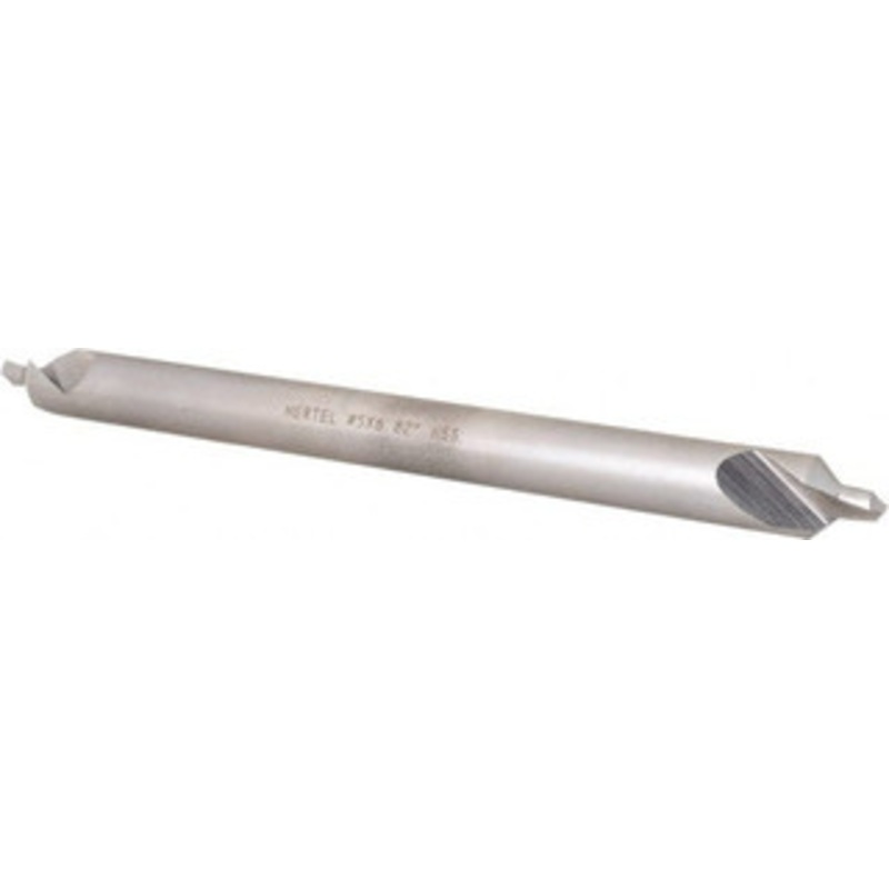 Hertel #5 82 7/16 Body Diam High Speed Steel Combo Drill & Countersink Bright Finish, 6 OAL, Double End, Plain Edge, 3/16 Drill Point Diam, 3/16 Drill Point Length H-81154L05060 – 62790407