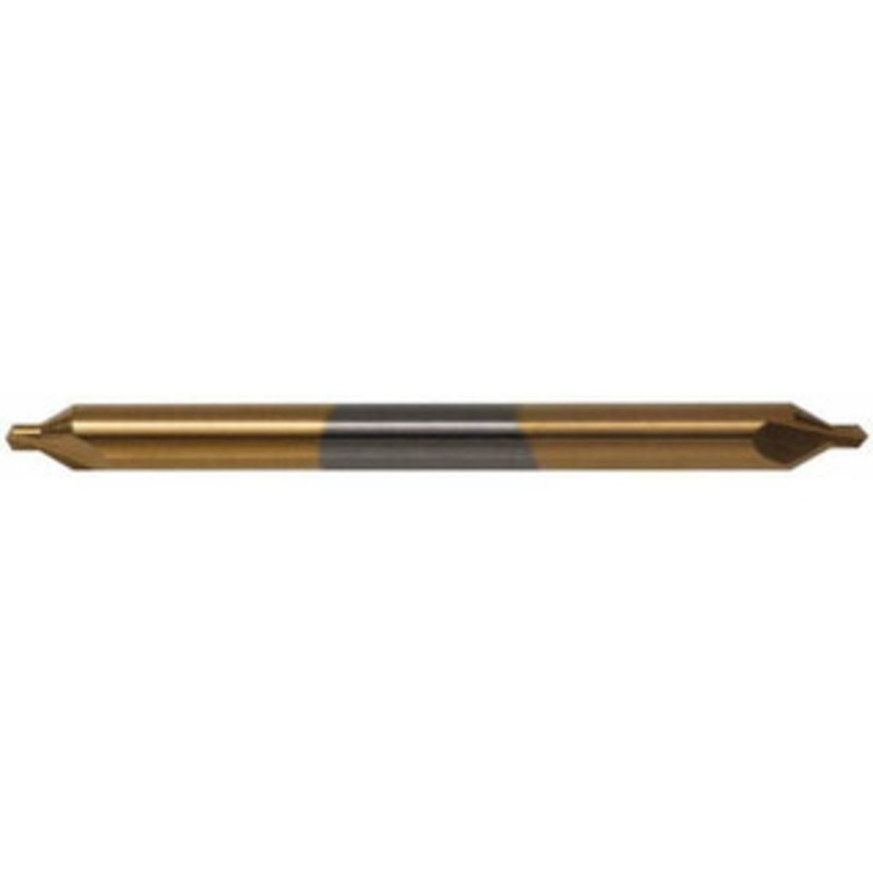 Hertel #8 60 3/4 Body Diam Solid Carbide Combo Drill & Countersink TiN Finish, 6 OAL, Double End, RH Cut, Plain Edge, 5/16 Drill Point Diam, 5/16 Drill Point Length 300-005508 – 83245563