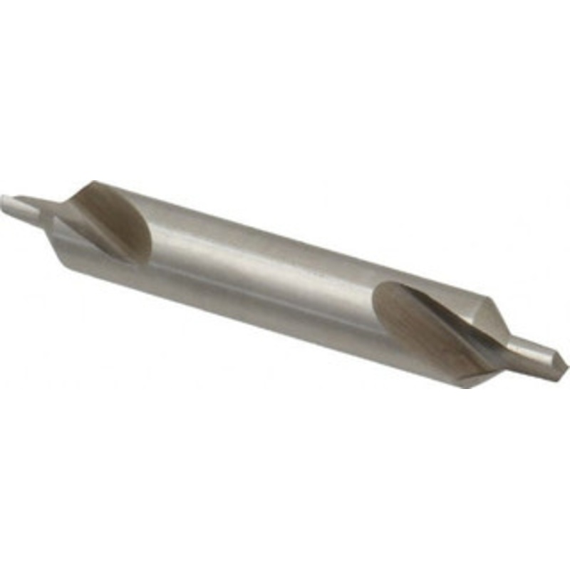 Value Collection #4 82 5/16 Body Diam Cobalt Combo Drill & Countersink Bright Finish, 2-1/8 OAL, Double End, RH Cut, Plain Edge, 1/8 Drill Point Diam, 1/8 Drill Point Length BC10P0004 – 01047042