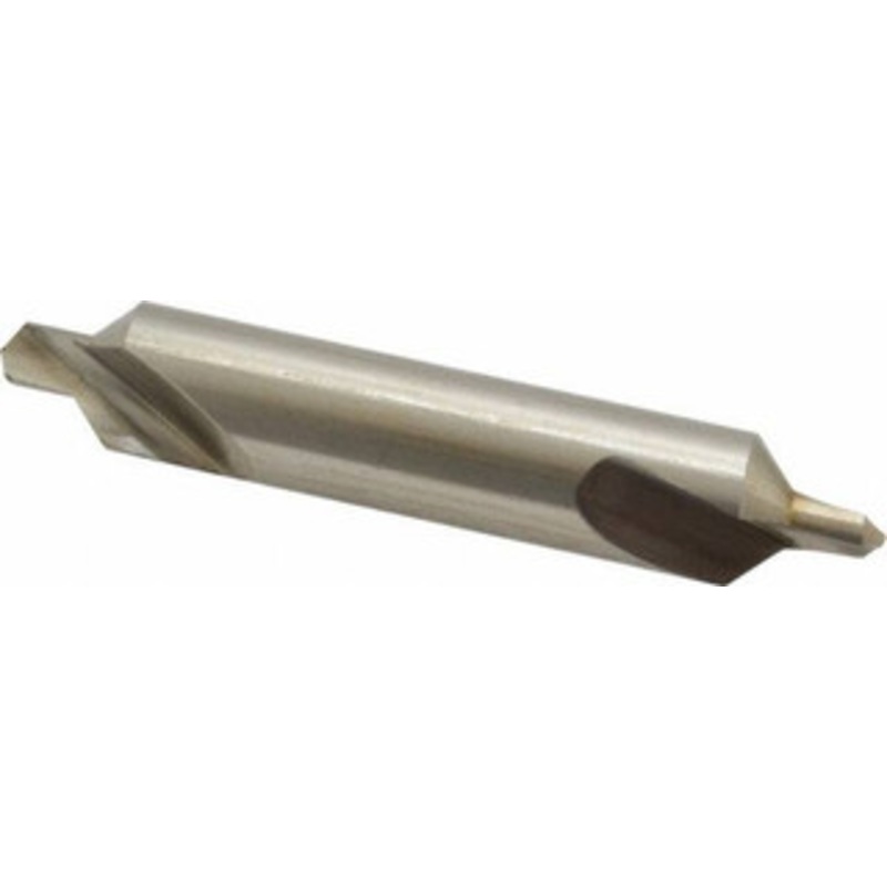 Value Collection #6 90 1/2 Body Diam High Speed Steel Combo Drill & Countersink Bright Finish, 3 OAL, Double End, RH Cut, Plain Edge, 7/32 Drill Point Diam, 7/32 Drill Point Length 1564000060000X0 – 01037068