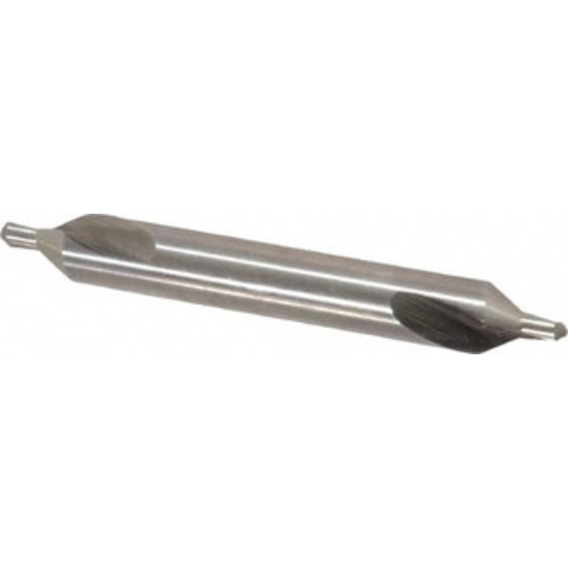 Cleveland Twist Drill #3 60 6.35mm Body Diam High Speed Steel Combo Drill & Countersink Bright Finish, 50.8mm OAL, Double End, Right Hand Cut, Plain Edge, 7/64 Drill Point Diam, 7/64 Drill Point Length C46265 – 63769335