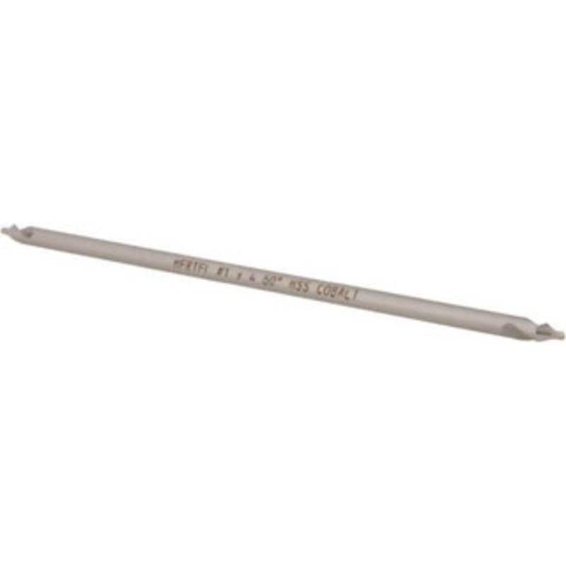 Hertel #1 60 1/8 Body Diam Cobalt Combo Drill & Countersink Bright Finish, 4 OAL, Double End, Plain Edge, 3/64 Drill Point Diam, 3/64 Drill Point Length H-81186010400 – 62788864
