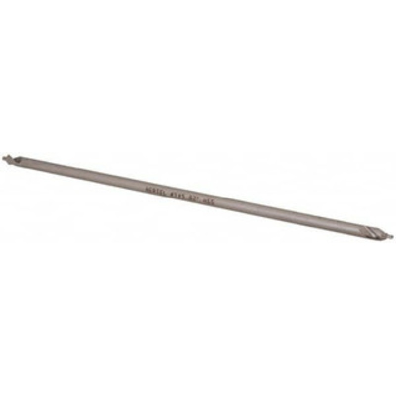 Hertel #1 82 1/8 Body Diam High Speed Steel Combo Drill & Countersink Bright Finish, 5 OAL, Double End, Plain Edge, 3/64 Drill Point Diam, 3/64 Drill Point Length H-81154L01050 – 62789789