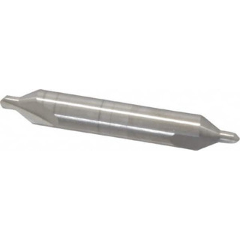 Hertel #4 60 5/16 Body Diam Solid Carbide Combo Drill & Countersink 2-1/2 OAL, Double End, RH Cut, Plain Edge, 1/8 Drill Point Diam, 1/8 Drill Point Length 300-001006 – 74148552