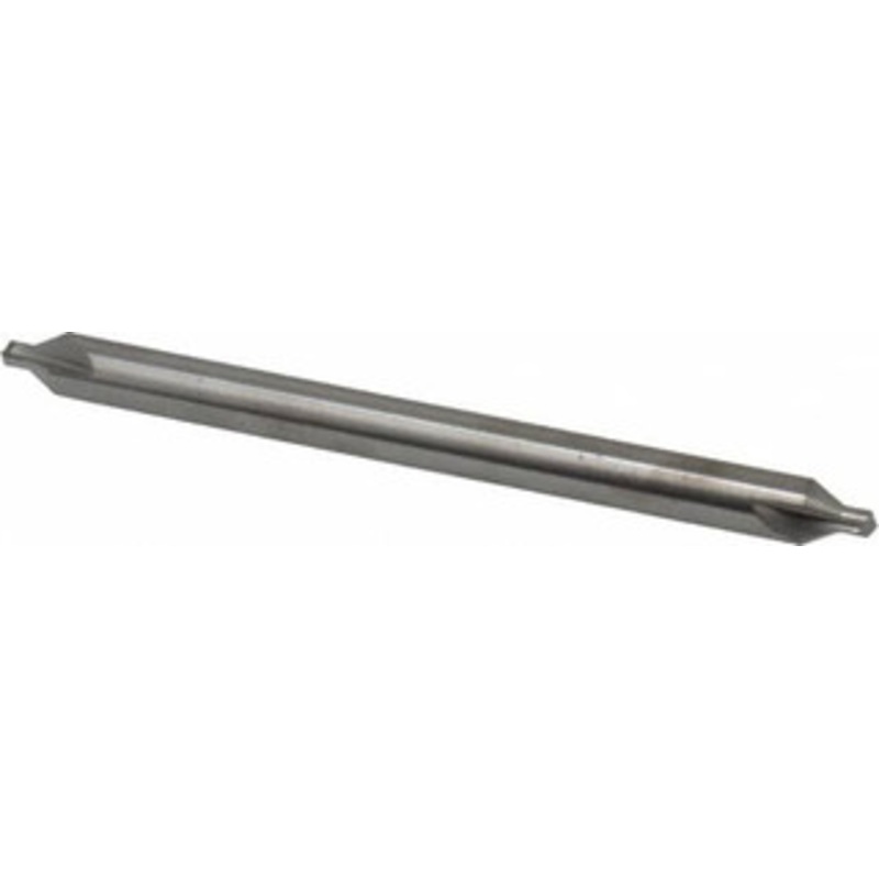 Hertel #5 60 7/16 Body Diam Solid Carbide Combo Drill & Countersink Bright Finish, 6 OAL, Double End, RH Cut, Plain Edge, 3/16 Drill Point Diam, 3/16 Drill Point Length 300-005005 – 59360735
