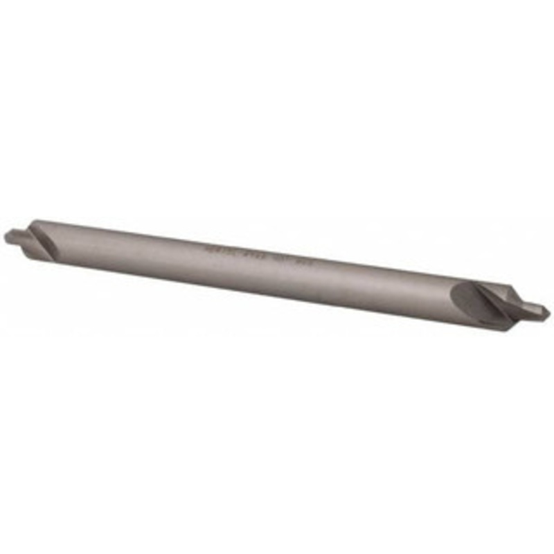 Hertel #5 90 7/16 Body Diam High Speed Steel Combo Drill & Countersink Bright Finish, 6 OAL, Double End, Plain Edge, 3/16 Drill Point Diam, 3/16 Drill Point Length H-81155L05060 – 62790381