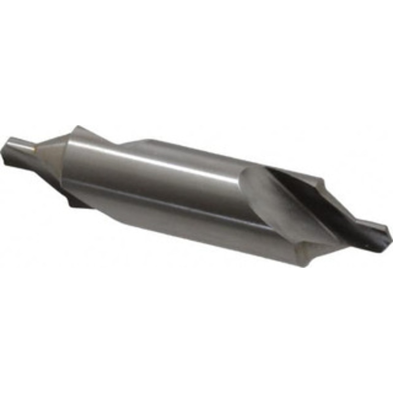 Value Collection #18 60 3/4 Body Diam High Speed Steel Combo Drill & Countersink Bright Finish, 3-1/2 OAL, Double End, RH Cut, Bell Edge, 1/4 Drill Point Diam, 1/4 Drill Point Length 157400018000000 – 01040187