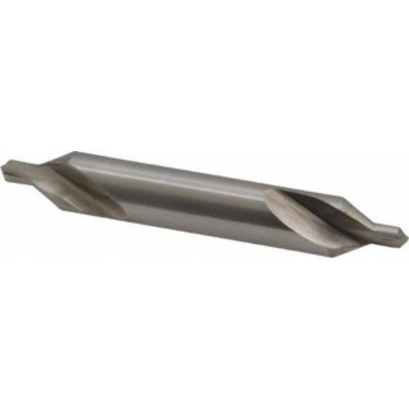 Value Collection #4 60 5/16 Body Diam Cobalt Combo Drill & Countersink Bright Finish, 2-1/8 OAL, Double End, RH Cut, Plain Edge, 1/8 Drill Point Diam, 1/8 Drill Point Length BC04P0004 – 01045046